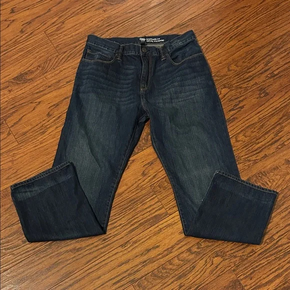 GAP Men's Straight Jeans - Dark Blue - Picture 1 of 3